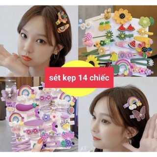 Sét kẹp 14 chi tiết đáng yêu cho mẹ và bé