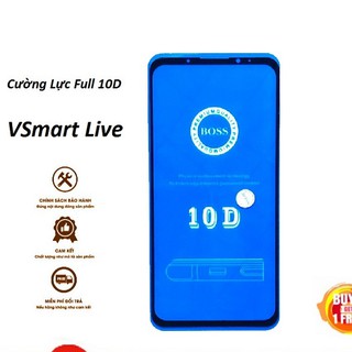 Kính cường lực 10D Full màn Vsmart Live