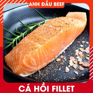 Cá hồi nauy phi lê/fillet salmon phù hơp làm steak - 100% nhập khẩu - 300gr ~ 600gr - anh đầu beef - giao hàng nhanh 2h