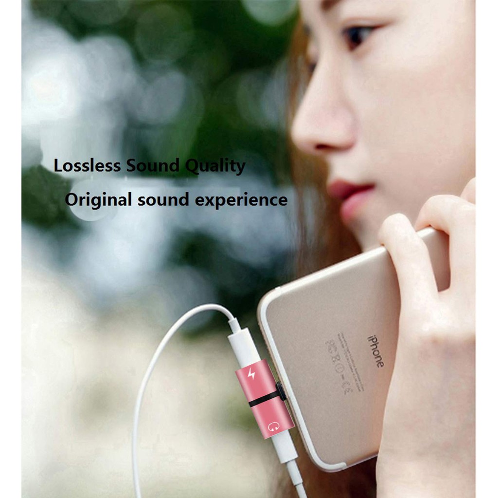 Bộ Chia Cổng Sạc Và Tai Nghe 2 Trong 1 Cho Iphone X, Iphone 8/8 Plus, Iphone 7/7 Plus | BigBuy360 - bigbuy360.vn
