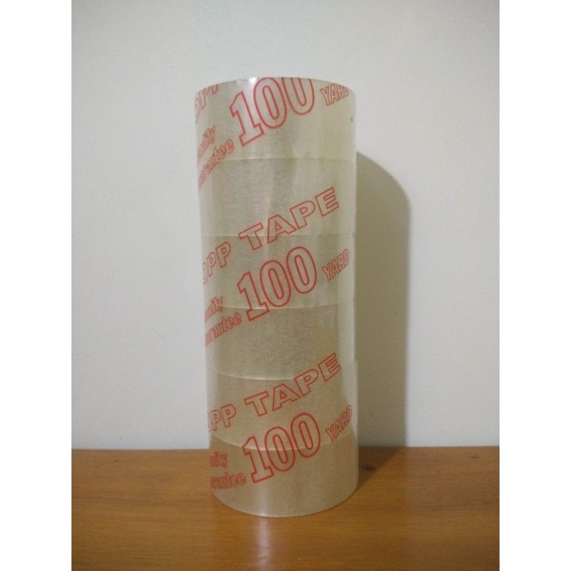 1 Cuộn Băng Keo Trong Đục 100 yard Lõi Siêu Dày