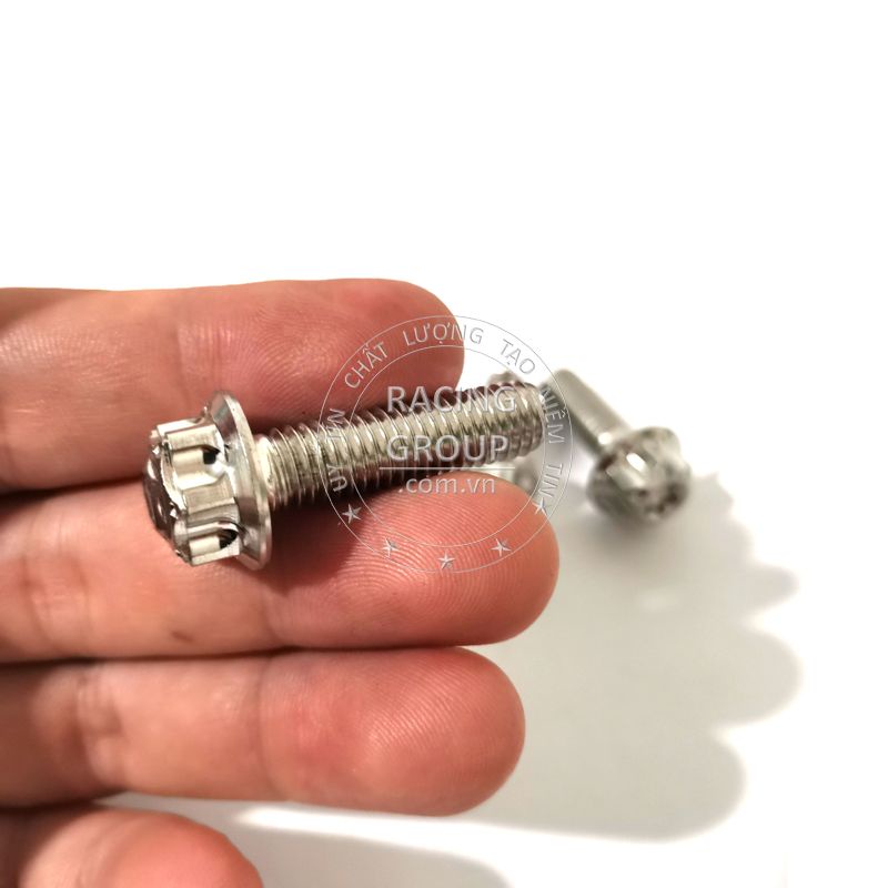 Ốc Salaya 8li25, 8li30, 8li40 đầu trụ gắn pát heo, gác chân và gắn nhiều vị trí trên xe inox 304 chống gỉ