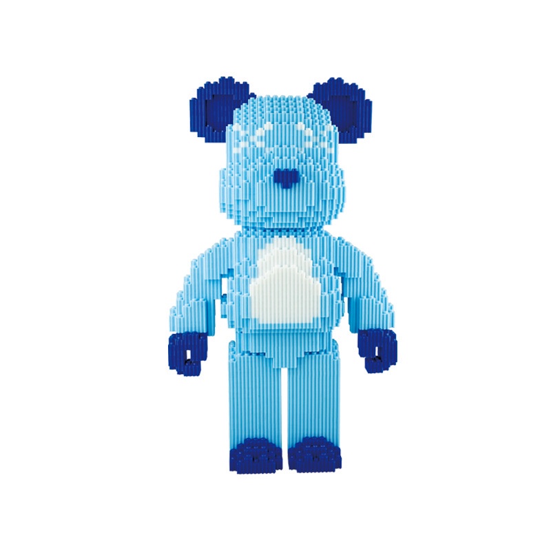Đồ chơi lắp ráp gấu bearbrick cỡ lớn 36cm mô hình lắp ráp ANDAKIDS AD1085