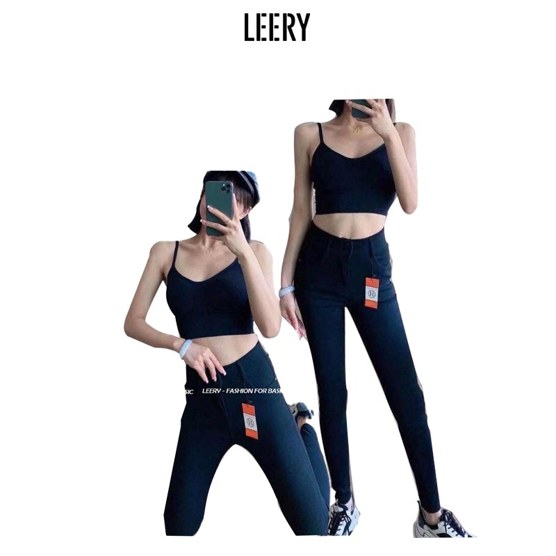 Quần jean nữ LEERY lưng cao, quần tregging chất jean mềm cao cấp dáng skinny nâng mông JEA-01 | BigBuy360 - bigbuy360.vn