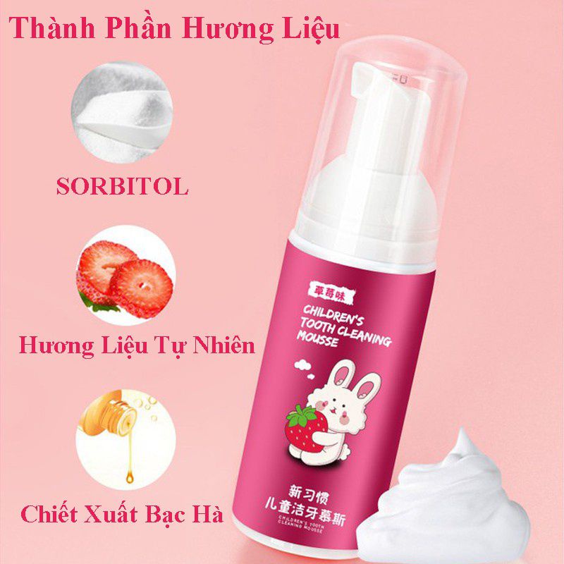 Combo bàn chải đánh răng và kem đánh răng tạo bọt cho bé, giúp bé đánh răng sạch hơn, tiện lợi hơn