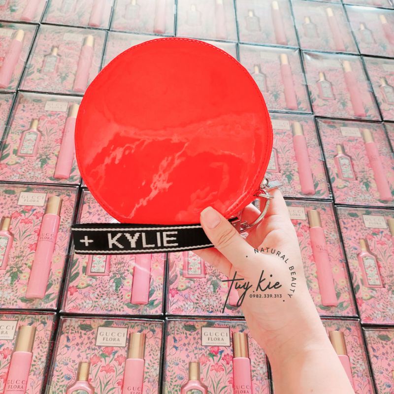 Bóp Tròn Đỏ Có Quai Kendall + Kylie Piper Red Wristlet