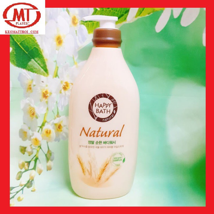 [chính hãng-giá sỉ ] Sữa tắm Happy Bath trắng da hương lúa mạch 900ml Hàn Quốc