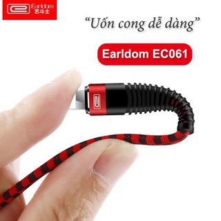 Dây Cáp Sạc Nhanh Bọc Dù Earldom EC- 061 (Lightning /Micro /TypeC)