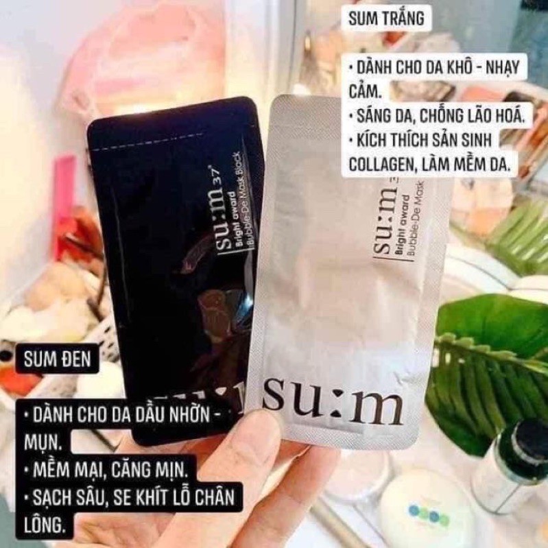 Combo 10 Mặt Nạ Sủi Bọt Sum Đen