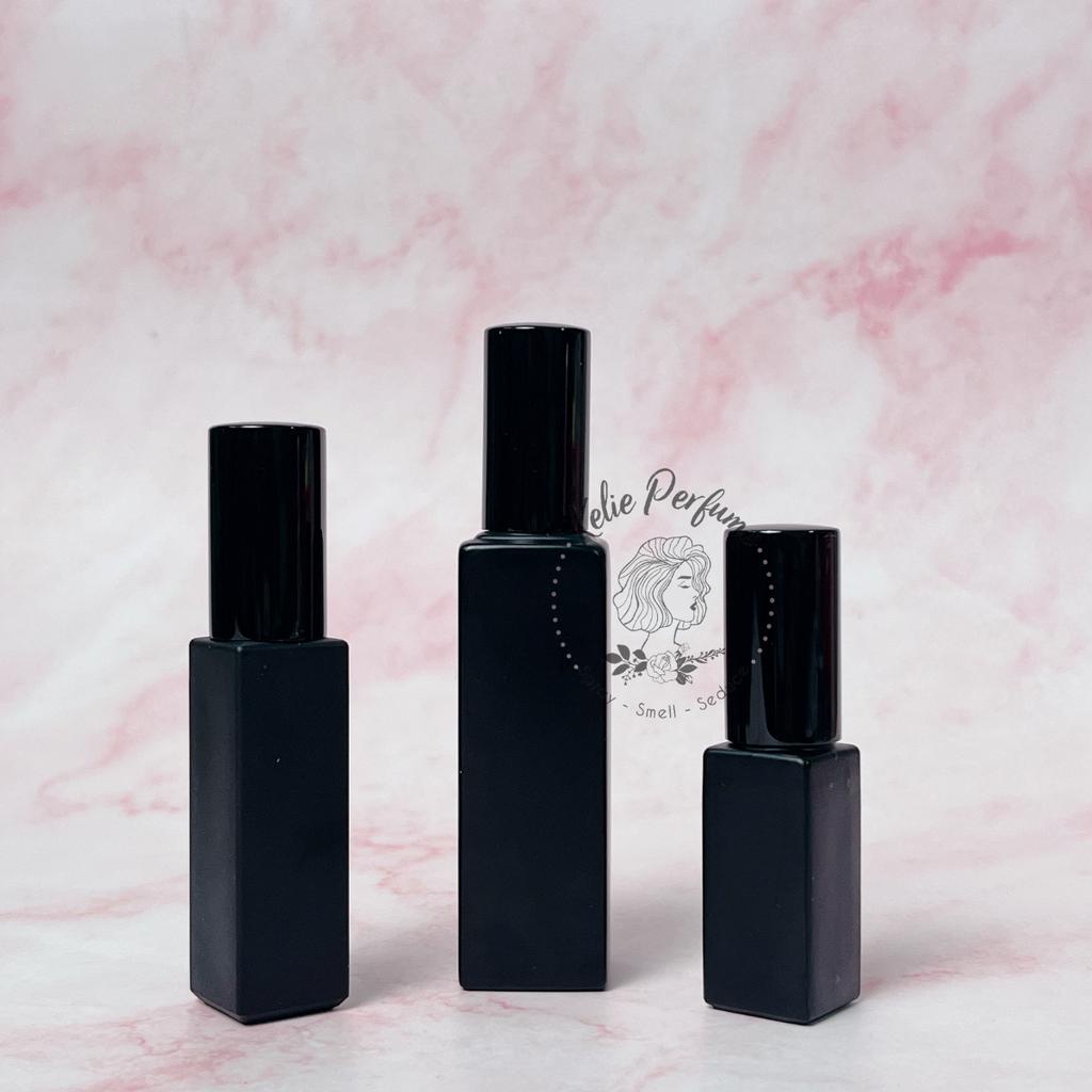 [HCM] Chai chiết nước hoa thủy tinh mạ đen nhám dung tích 5ml, 9ml, 20ml, vòi xịt phun sương.