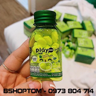 [Hàng ThaiLand]  Kẹo Playmore - 1 hũ Kẹo Táo Thái Lan