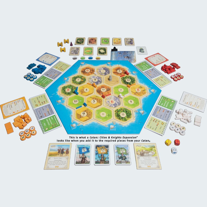 Bộ đồ chơi gia đình Catan: Cities & Knights thú vị