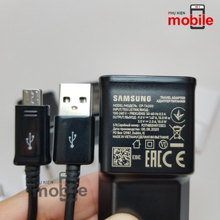 Sạc nhanh samsung chính hãng15W [Cáp micro]  dành cho S6, S6 edge, S7, S7 edge, J7,...