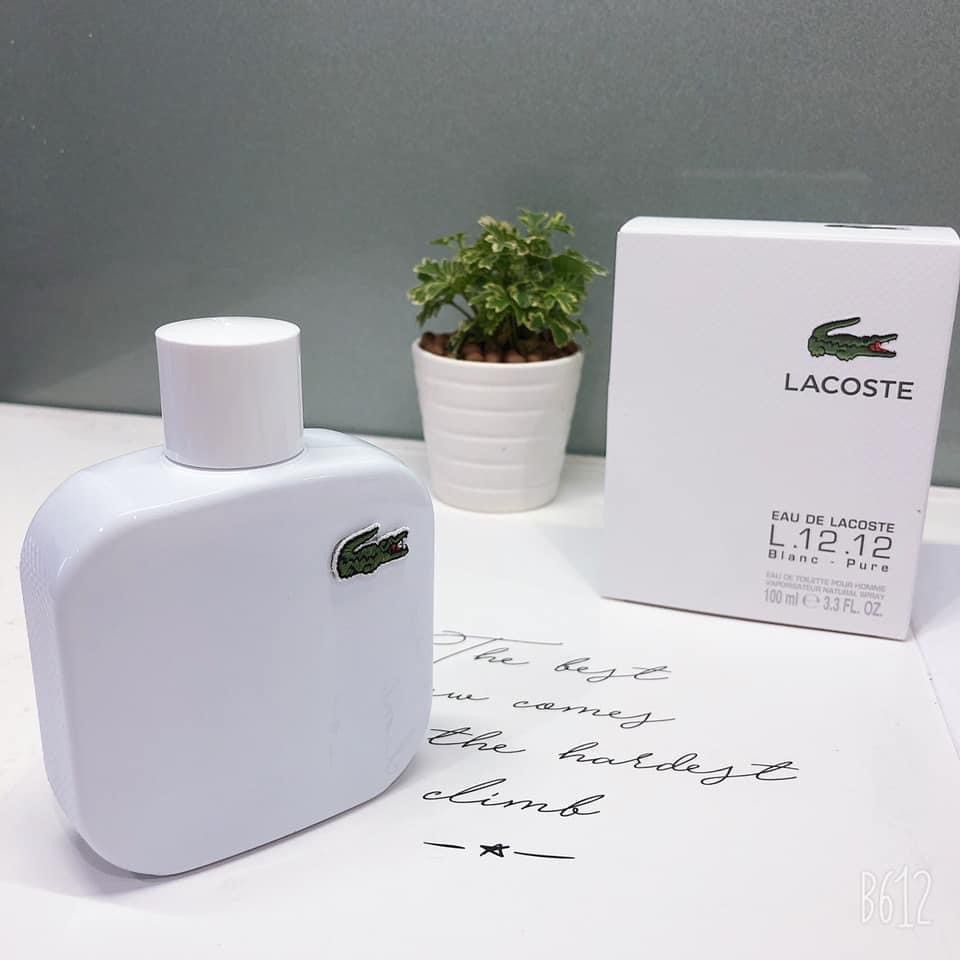 Nước hoa Lacoste L.12.12 Blanc 100ml, Nước hoa lưu hương thơm lâu MP71 | Thế Giới Skin Care