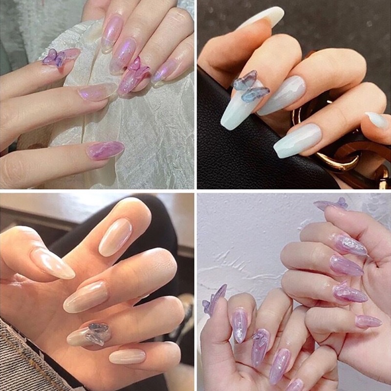 Charm bướm nhựa trang trí móng