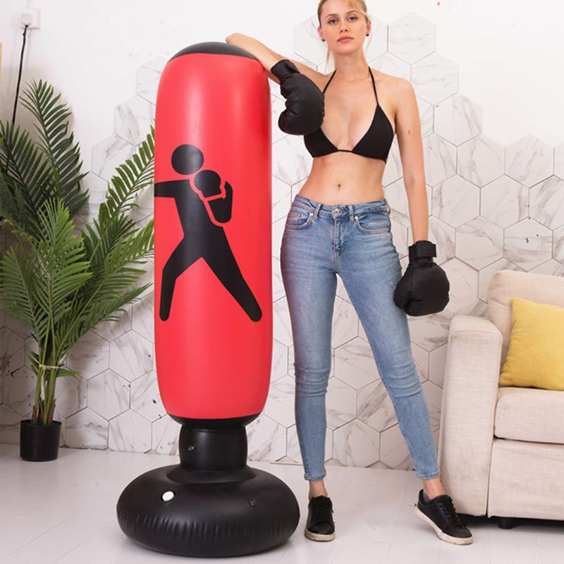 Túi Đấm Bốc Bơm Hơi Dành Cho Trẻ Em / Người Lớn Tập Đấm Bốc