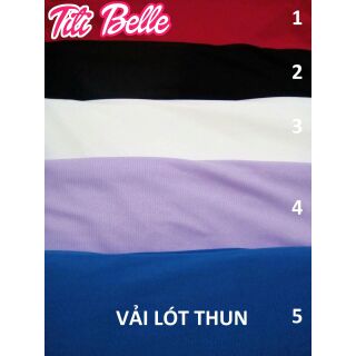 Vải thun lót