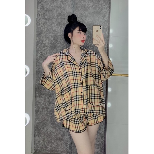 Big Size-Bộ Pijama Cánh Dơi Áo Cộc Quần Đùi | BigBuy360 - bigbuy360.vn