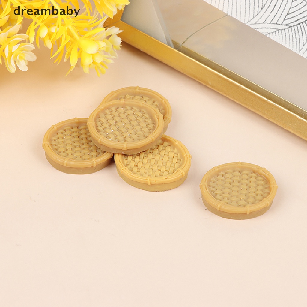 Set 5 Đĩa Hấp Trang Trí Nhà Búp Bê Tỉ Lệ 1 / 12