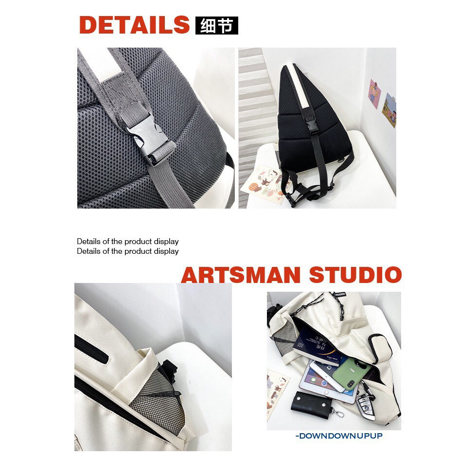 Túi Đeo Chéo Nam Nữ Đẹp Hot Trend 2021 - Túi Đeo Chéo Thời Trang Hàn Quốc Dành Cho Nam và Nữ B084