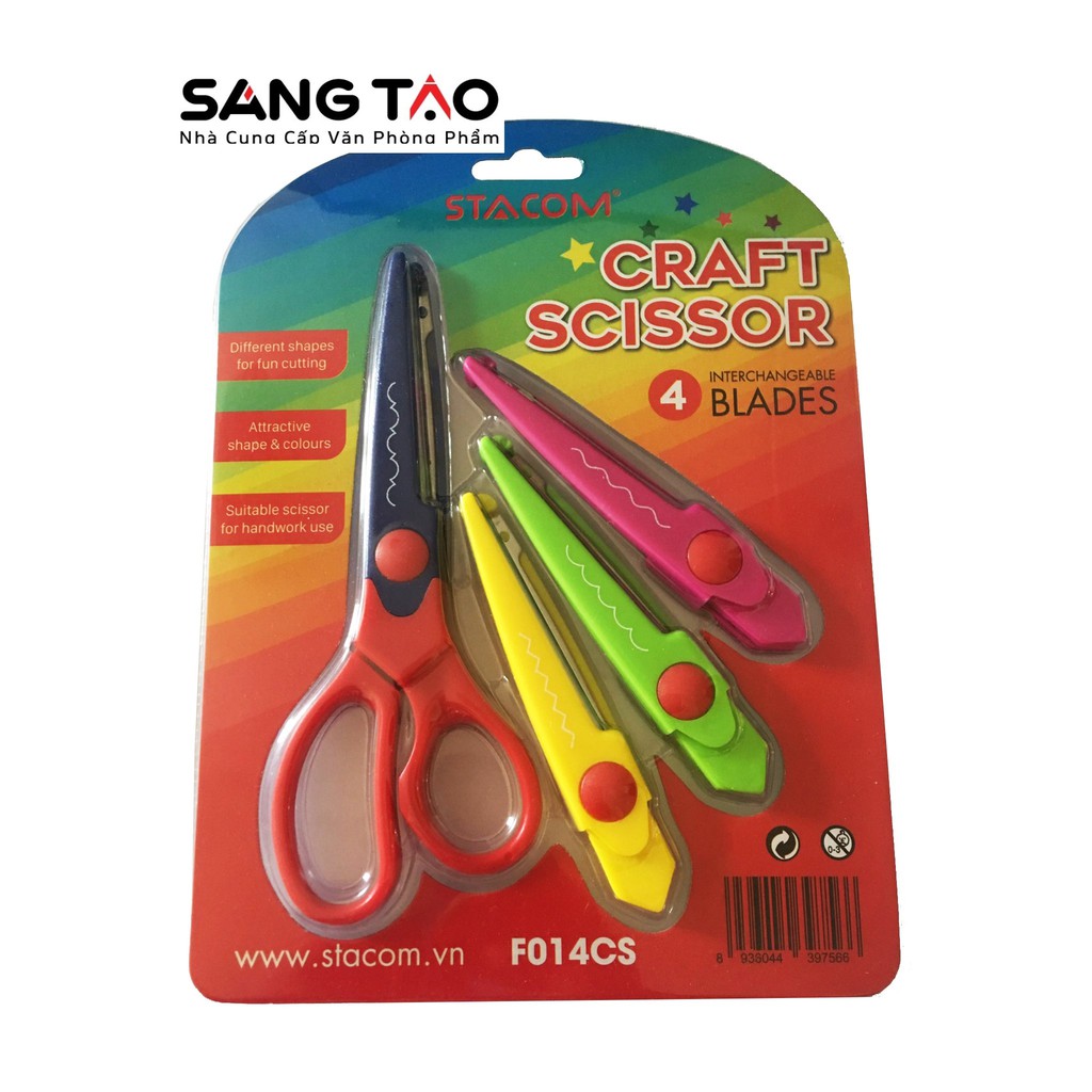 Kéo Răng Cưa Học Sinh Stacom_ F014CS