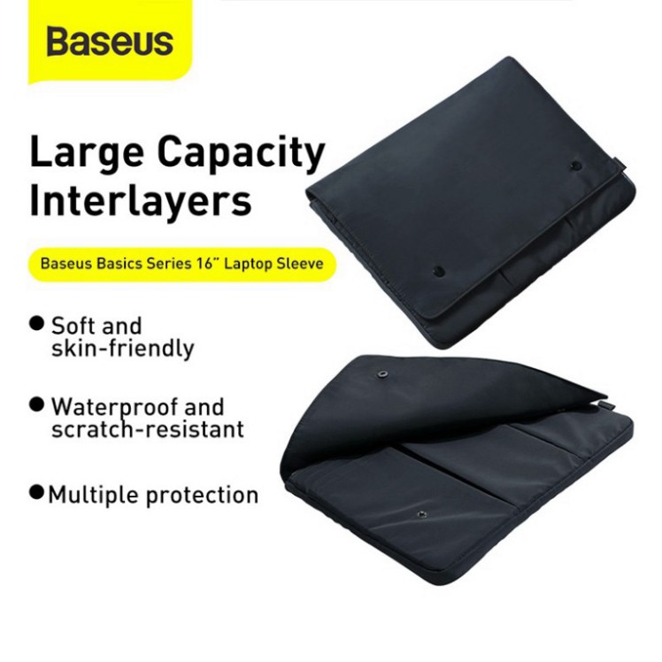 Túi chống sốc, chống thấm nhỏ gọn Baseus Basics Series 13 - 16 inches dùng cho Tablet/ Macbook/ Laptop