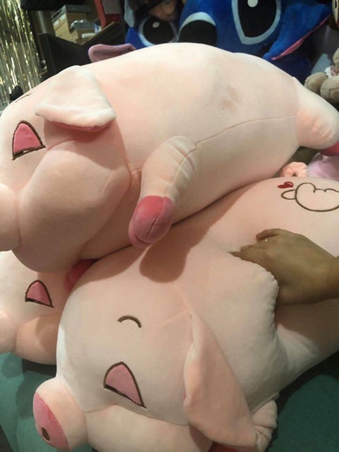 Gấu Bông Heo Lợn Mắt Híp, Heo Phê Cần gối ôm