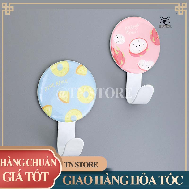 Móc treo dán tường dễ thương kim loại nguyên khối siêu chắc chịu lực siêu bền siêu dính TN MTDT