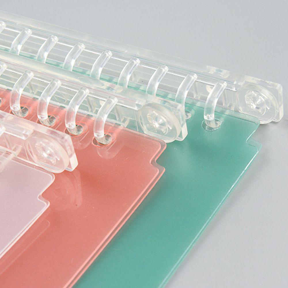 PISTA Hộp Nhựa Trong Suốt 20 / 26 Lỗ Dùng Để Đựng Vòng Đệm Cỡ A5 / B5