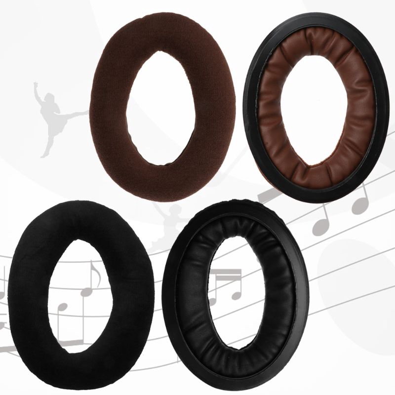 Replacement Earpads Velvet Cushion For Sennheiser HD515/518/555/558/595 Headset