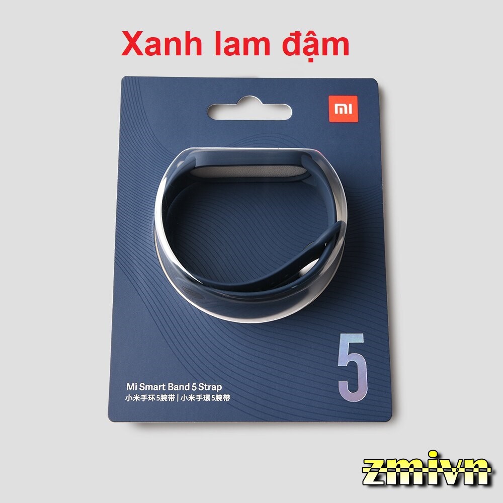 Dây đeo thay thế Mi Band 5/6- Dây silicon vòng đeo tay Miband 5 miband 6 chính hãng Xiaomi (Xiaomi Mi Band 5)