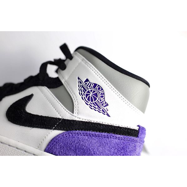 Giày Nike Air Jordan 1 Mid &quot;Varsity Purple&quot; sneakers thể thao nam 852542-105 - Hàng Chính Hãng - Bounty Sneakers