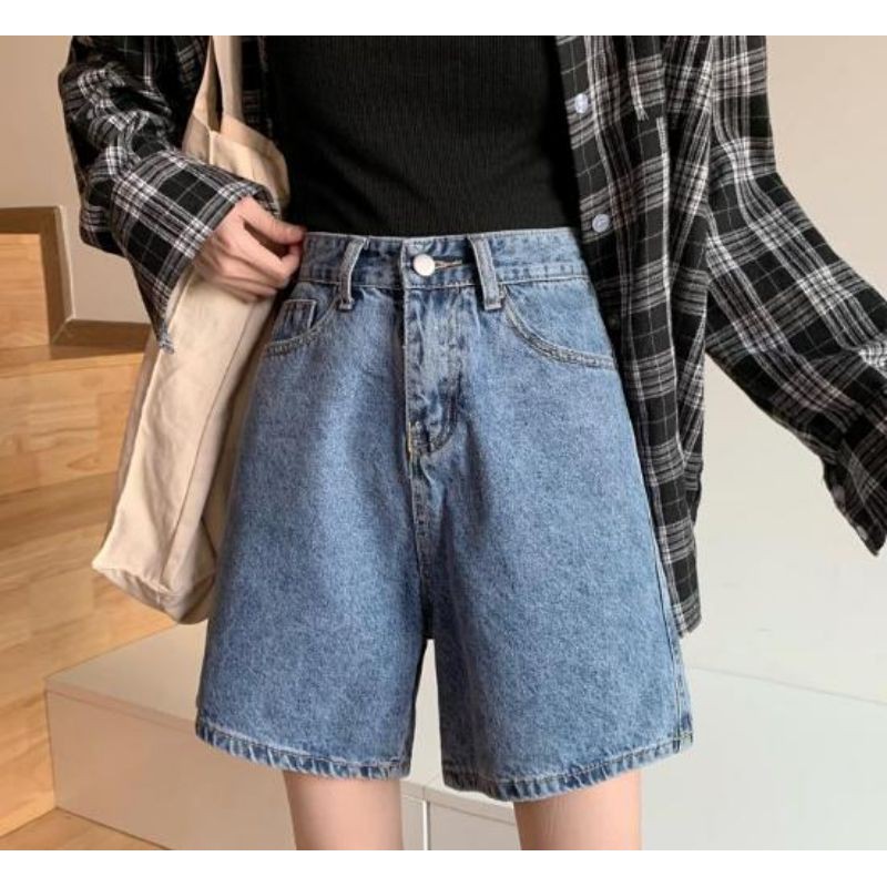 Quần short jeans basic