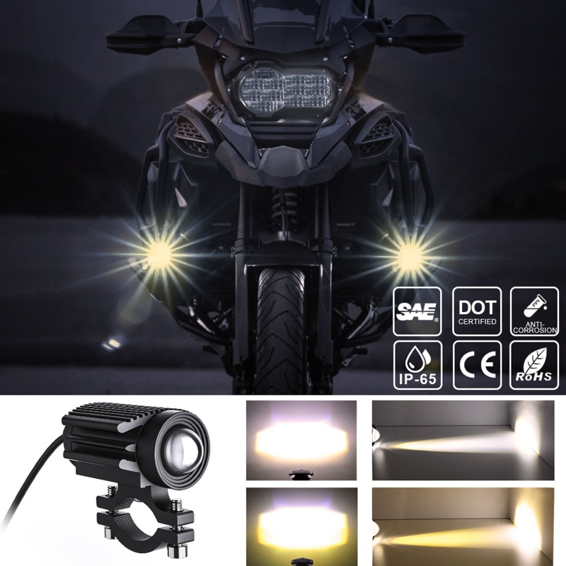 Bóng Đèn Pha LED Phá Sương Mù 9-30V Thay Thế Chuyên Dụng Cho Xe Mô Tô