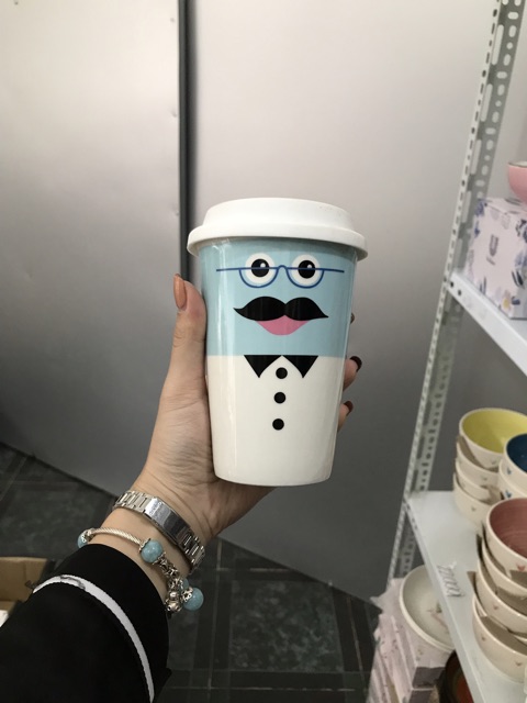Cốc sứ có nắp couple | BigBuy360 - bigbuy360.vn