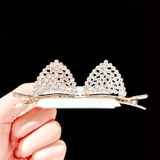 Kẹp Tóc iFIT Hình Tai Mèo Đính Đá Thời Trang