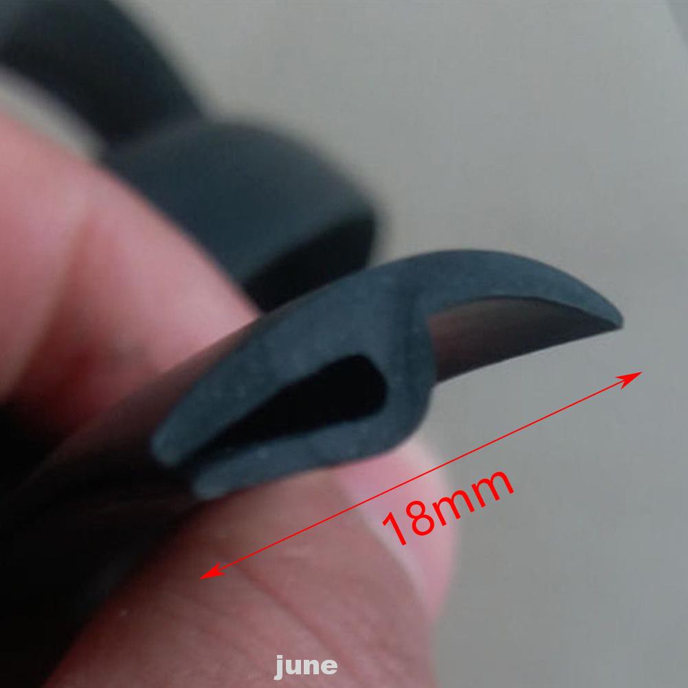 Car Rubber Seal Windshield Panel Trim Moulding Strips Black Supplies Universal Durable