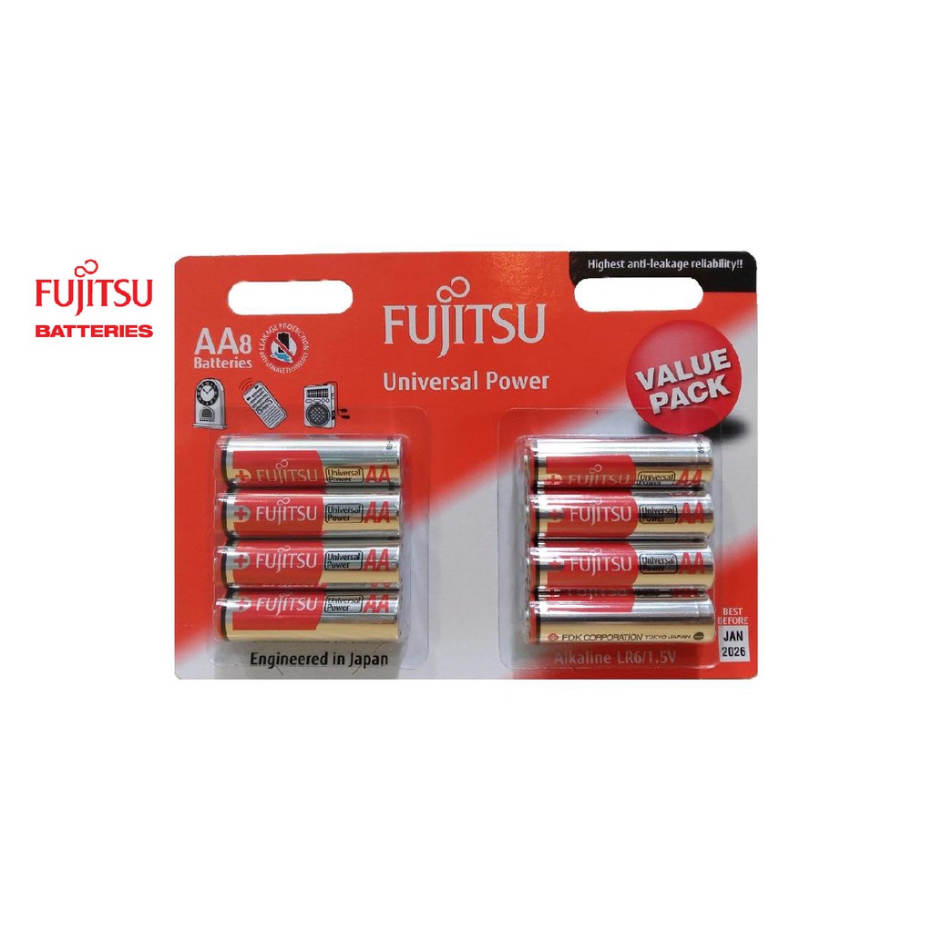 Pin Fujitsu Alkaline LR6  FU-W-FI_AA