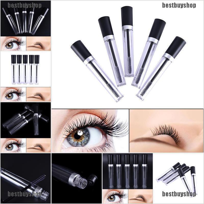 Ống đựng mascara đen vẽ mi 8ml chuyên dụng