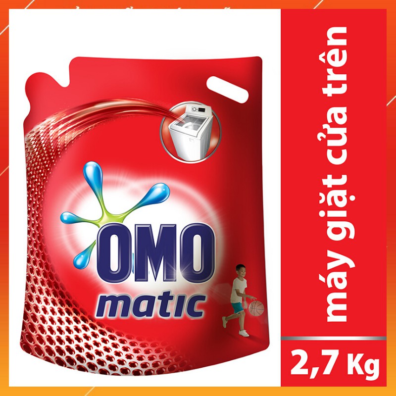 Nước Giặt Omo Matic Cửa Trên✌Freeship ✌Nước Giặt Omo Matic Cửa Trên túi 2.7kg