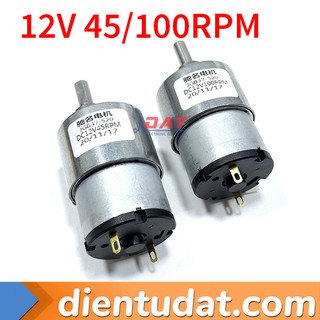 Motor giảm tốc dc 12v 45rpm 100rpm jgb37-520