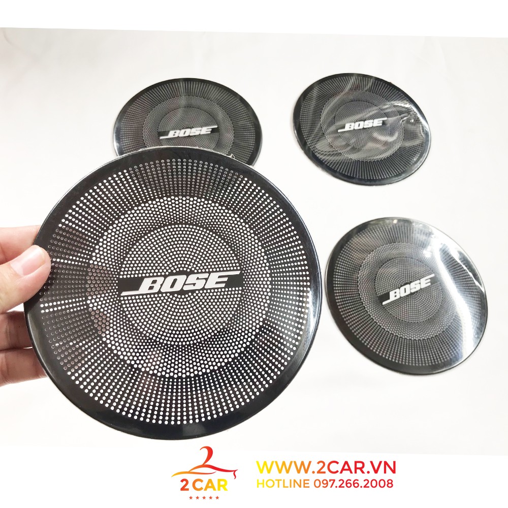 Ốp Trang trí Màng Loa xe Hyundai Kona 2019, chất liệu Titan Cao Cấp