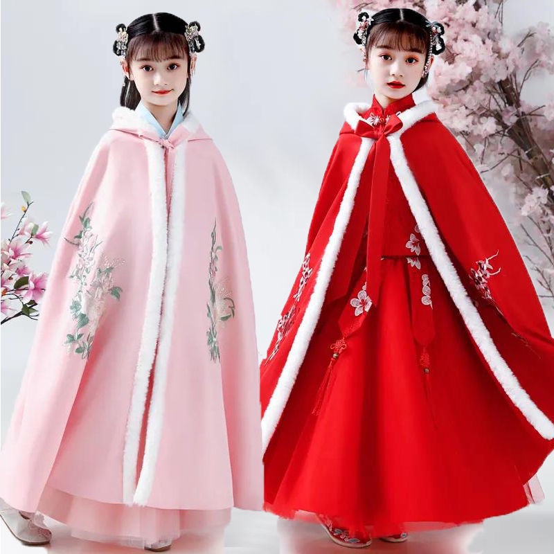 Áo Choàng Dày Dặn Giữ Ấm Thời Trang Thu Đông Cho Bé Gái