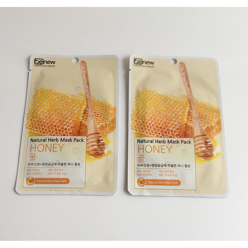 Mặt Nạ Mật Ong Dưỡng Da Benew Natural Herb Mask Pack Honey 22ml - Hàn Quốc Chính Hãng