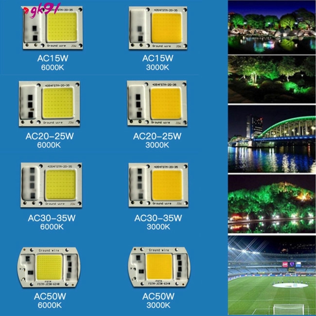 Chip Đèn Led Cob Tiện Dụng 15w / 20w / 30w / 50w 220v