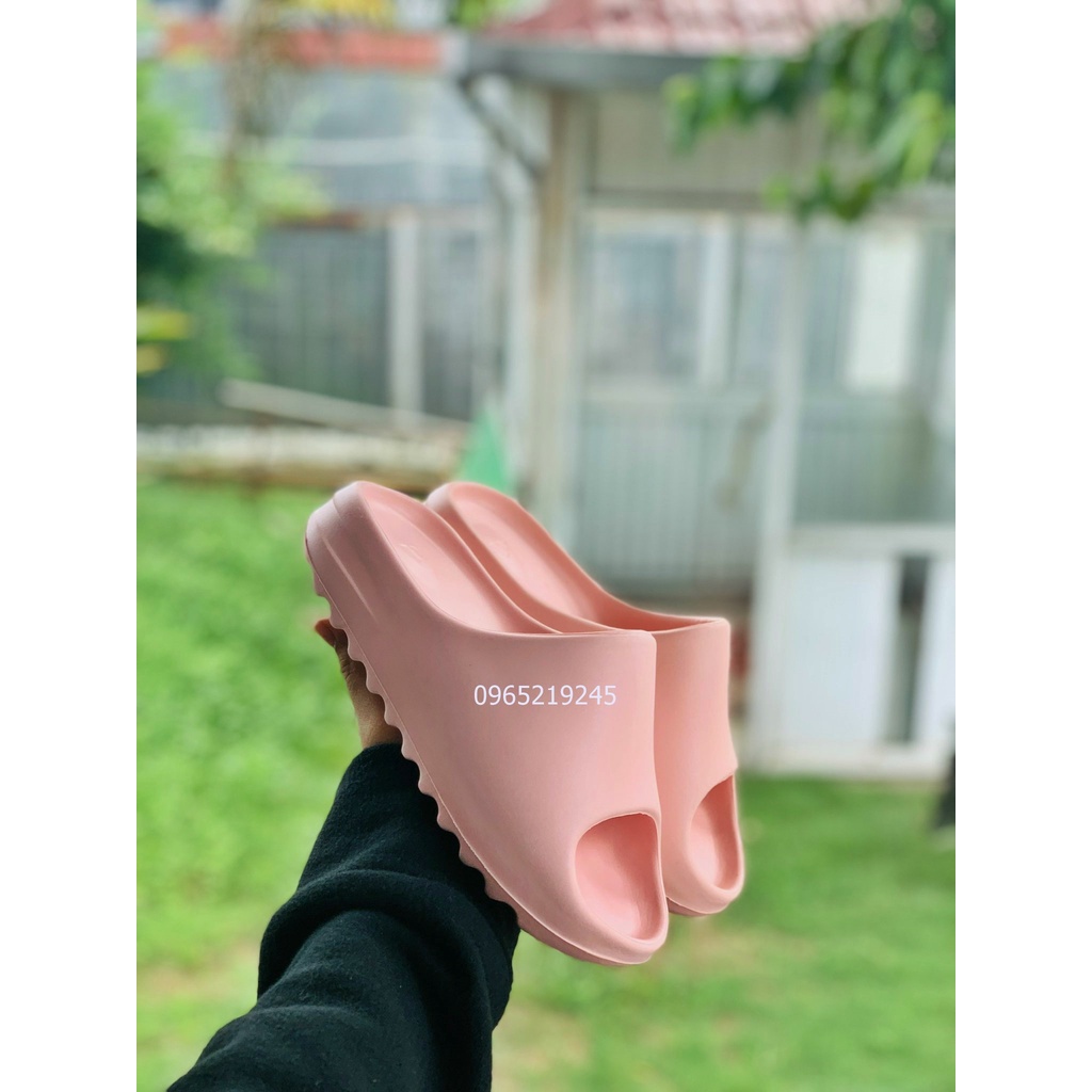 Dép bánh mì,dép quai ngang nam nữ unisex 𝐌𝐋𝐁 ❤️FREESHIP + Hộp❤️ dép đúc 𝐌𝐋𝐁 𝐍𝐘  bóng chày nam nữ màu hồng nhạt