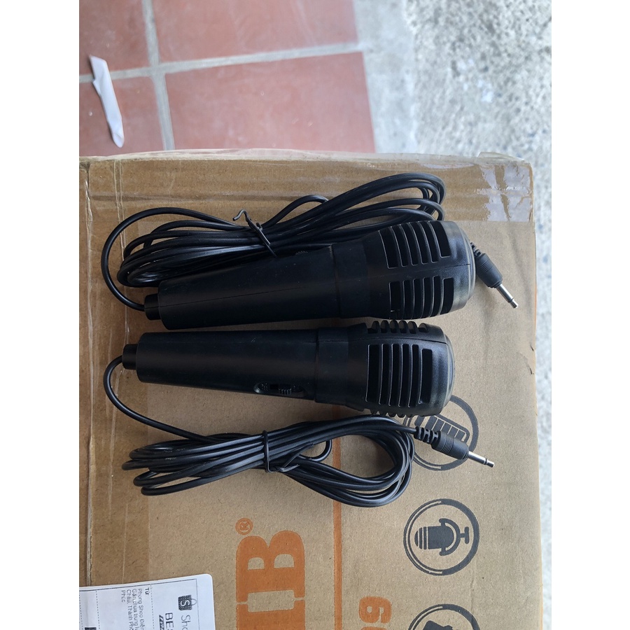 Micro Có dây cho loa kéo chân mini 3.5mm