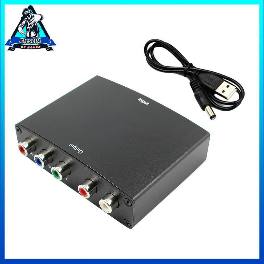 Bộ chuyển đổi bộ chuyển đổi âm thanh 4K HDMI sang 5RCA RGB Component YPbPr Video + R / L