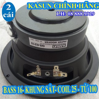 Cặp bass 16 kasun hồng kông cao cấp nhập khẩu - loa bass rời - giá 2 loa