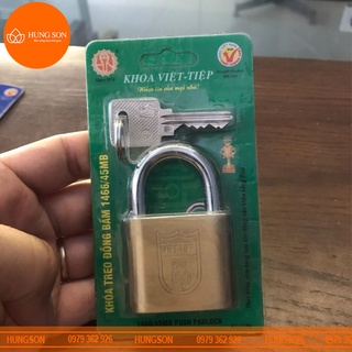 Khóa treo đồng bấm việt tiệp 0145mb